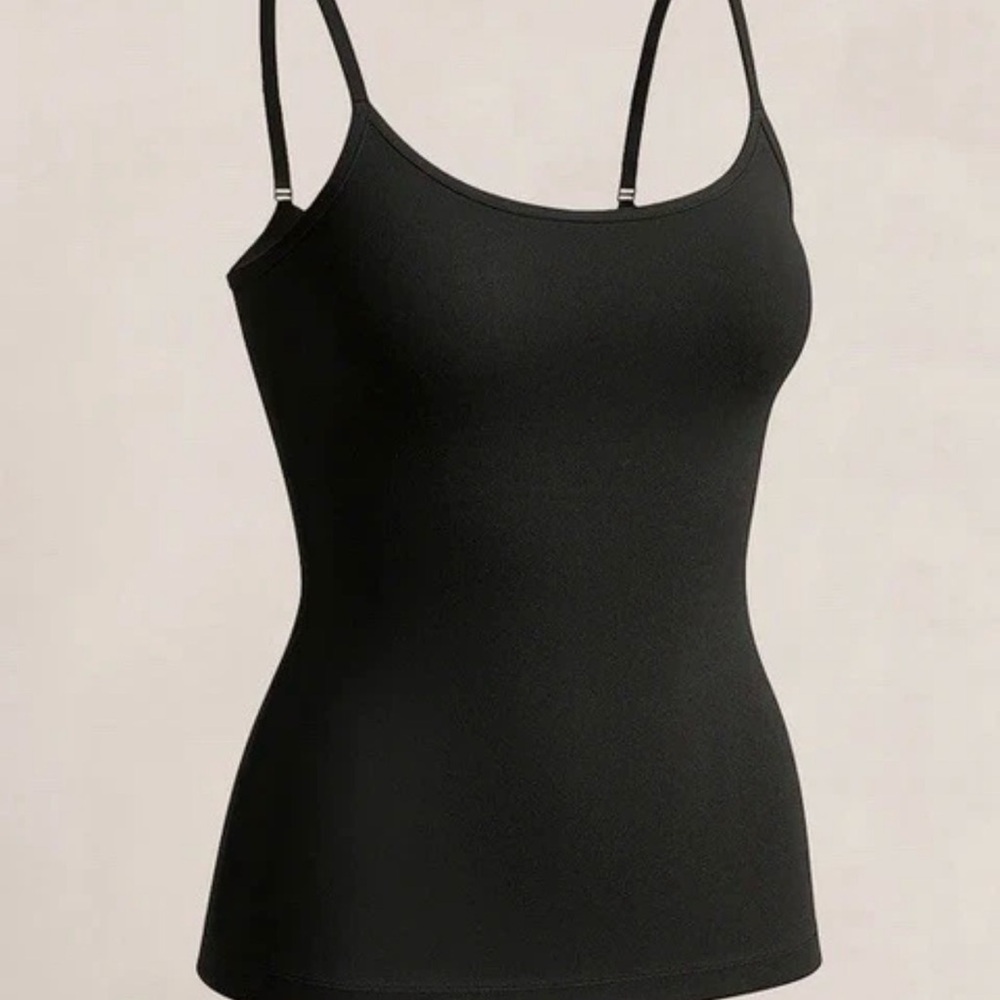 Shapermint XL Classic Black Spaghetti Strap Tank Top
